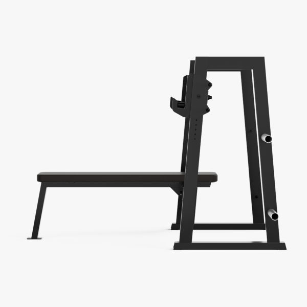Flat bench press olimpic.